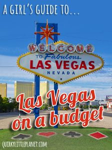 A girl's guide to Las Vegas on a budget