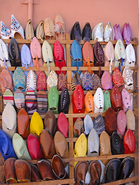 A girl's guide to Marrakech - babouche shoes