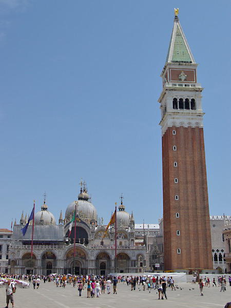 Campanile di San Marco in Venice, Italy. Read my travel series - A View From The Top.