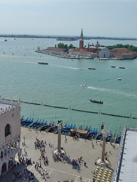 The view from the Campanile di San Marco in Venice, Italy. Read my travel series - A View From The Top.