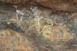 Aboriginal art at Uluru