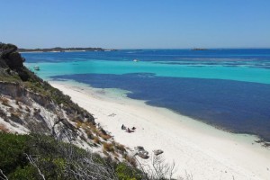The stunning white sand and turquoise seas of Rottnest Island
