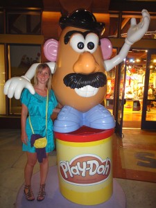 Mr Potato Head figure in Downtown Disney, Orlando, Florida