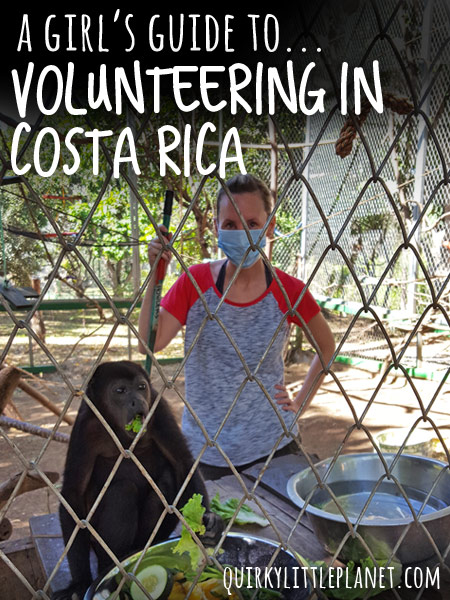Famous for its wildlife, Costa Rica is a great place to spending some time volunteering with animals. This is my personal account of when I spent time at the Costa Rica Animal Rescue Center. Pin for later!