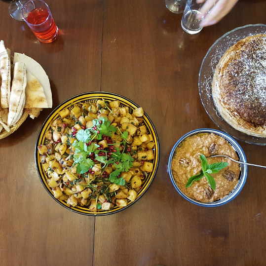 Moroccan and Lebanese cuisine