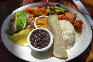 Casado - a typical Costa Rican dish