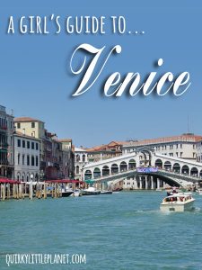 A girl's guide to Venice