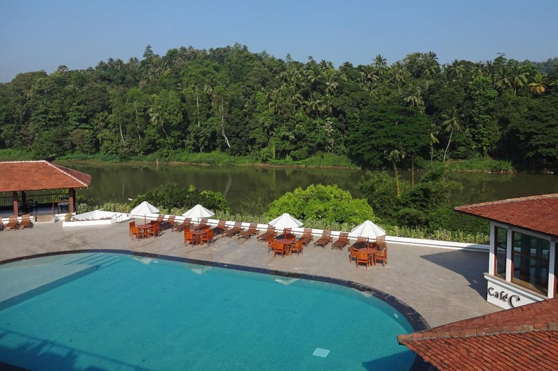 View of the pool at Cinnamon Citadel Hotel, Kandy - Sri Lanka