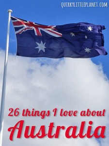 26 things I love about Australia