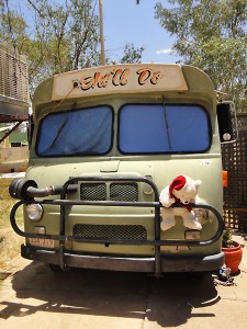 Betty Boop Bus - Quirky accommodation in Alice Springs