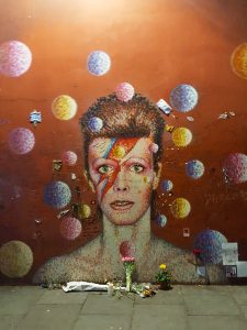 Tribute to David Bowie. Brixton, London.