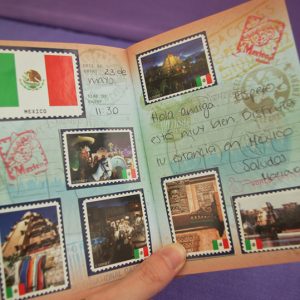 The passport page for Mexico at Epcot World Showcase