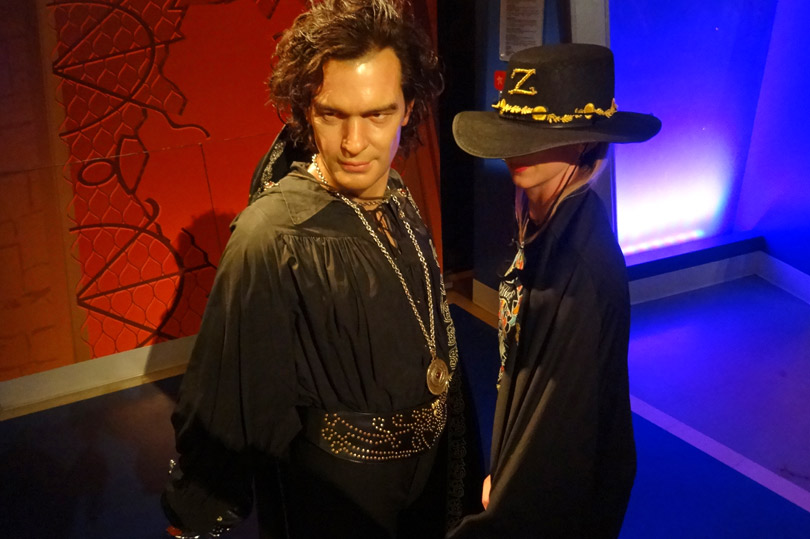 Have your picture taken with Zorro at Madame Tussauds Hollywood