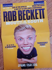 Rob Beckett Tour Flyer