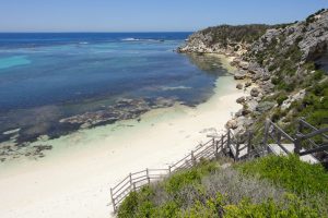 Beautiful beach of Rottnest Island in Western Australia