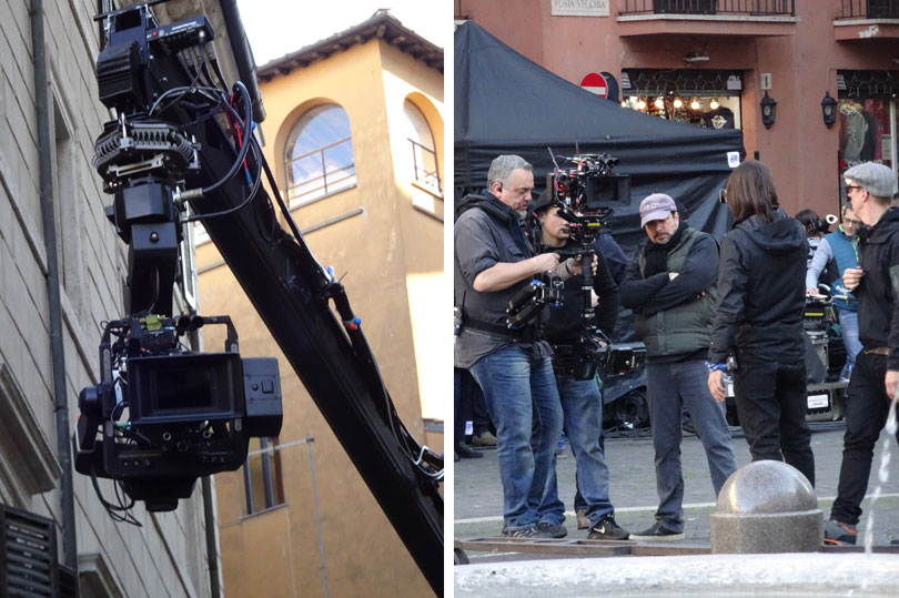Making a movie in Rome